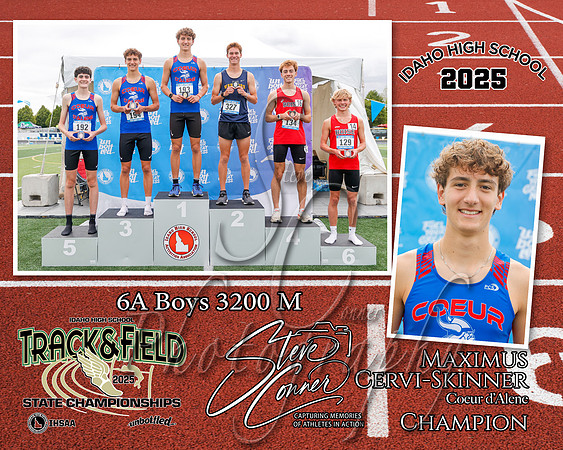 6A Boys 3200 M Champion - Maximus Cervi-Skinner