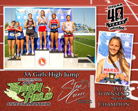 3A Girls High Jump - Lydia Townsend
