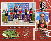 3A Girls 300 MH Brianne Bailey
