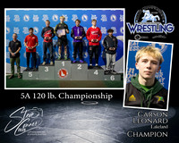 5A Wrestling Memory Mate Carson Leonard 120 Champion