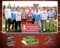 3A Boys Academic Champions - Marsh Valley
