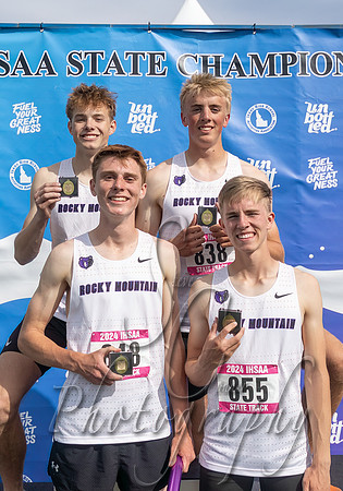 5A Boys 4x400 Relay Champions - Rocky Mountain 1