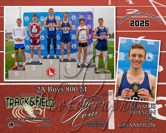 2A Boys 800 M Champion - Seamus Wilson