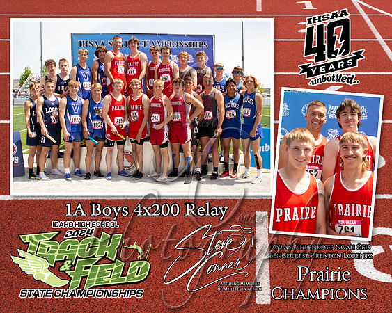 1A Boys 4x200 Relay - Prairie