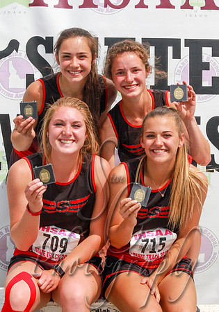 3A Girls 4x100 Relay Shelley 1