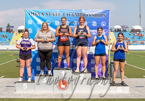 2A Girls Shot Put