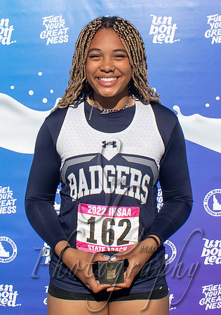 3A Girls Discus Champion - Asha Abubakari - Bonnery Ferry