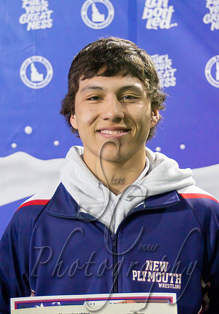 2A State Wrestling 126lb Champion - Mossy Waite - New Plymouth
