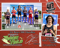 5A Boys 300 Hurdles Spencer Van Orden