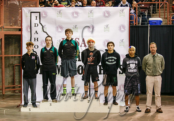 4A 113 lb Awards Podium