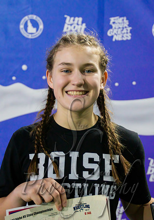 2022 Girls State 145lb Champion - Clare Waite - Boise
