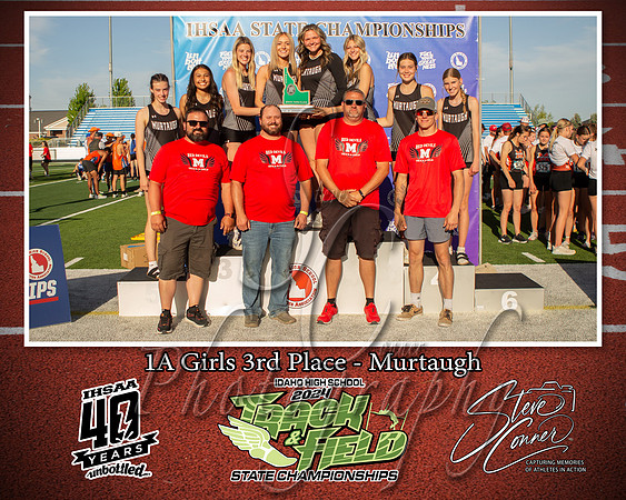 1A Girls 3rd Place - Murtaugh