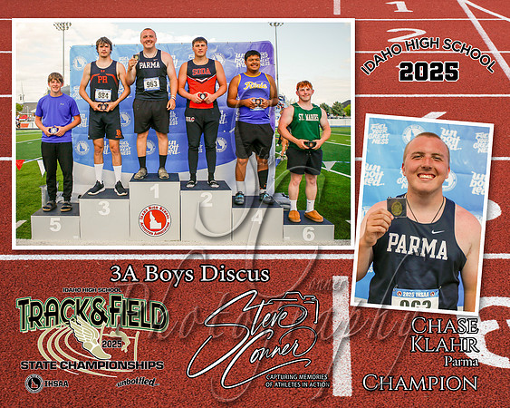 3A Boys Discus Champion - Chase Klahr
