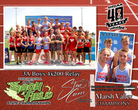 3A Boys 4x200 Relay - Marsh Valley