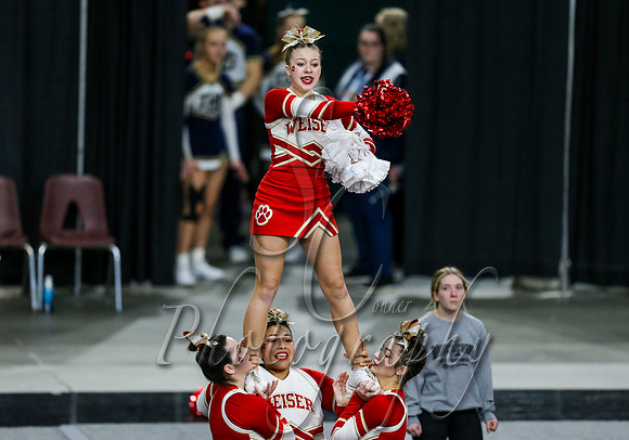 3A State Cheer Championships - Weiser 010