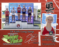 5A Girls Long Jump Autumn Shomaker