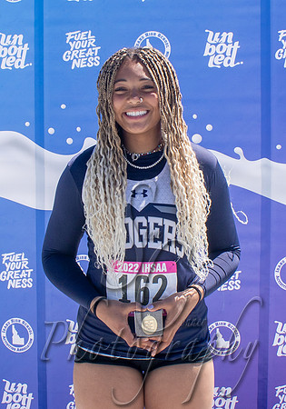 3A Girls Shot Champion - Asha Abubakari - Bonners Ferry
