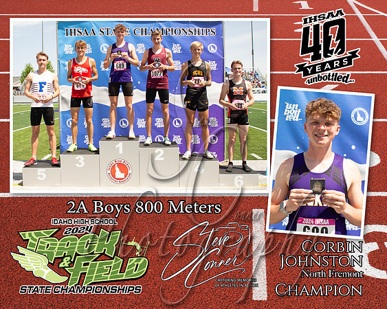 2A Boys 800 M Corbin Johnston