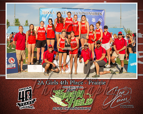 2A Girls 4th Place - Prairie