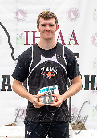 3A Boys Shot Put Champion Colby Poe Priest River