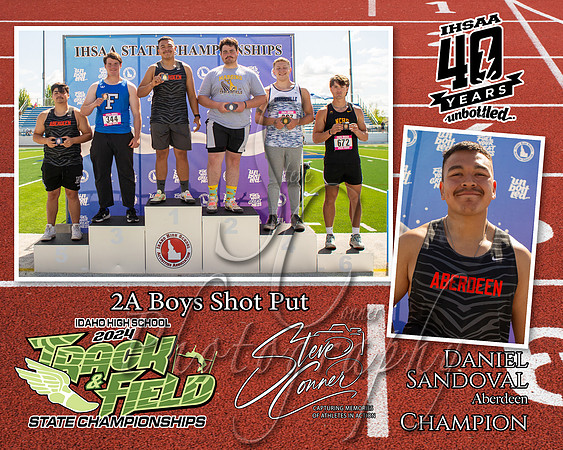 2A Boys Shot Put - Daniel Sandoval