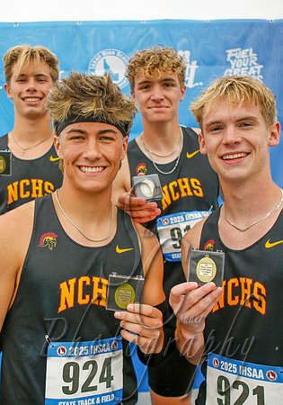 3A Boys 4x200 Relay Champions - Nampa Christian
