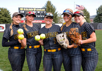 SLCC vs. CSI Game 3 Hailey Louder, Adi Hansen, Mariah Schauwecker, Ava Howell, Lexi Crowley 019