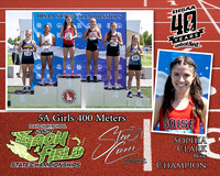 5A Girls 400 Sophia Clark