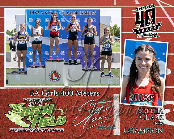 5A Girls 400 Sophia Clark