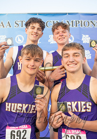 2A Boys Medley Relay Champions - North Fremont