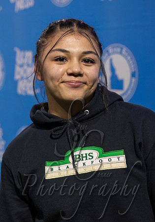 Keanna Conrad of Blackfoot - 132 lb Champion
