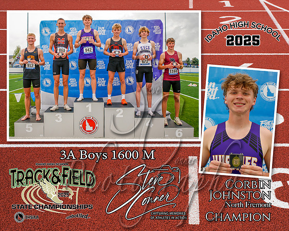 3A Boys 1600 M Champion - Corbin Johnston