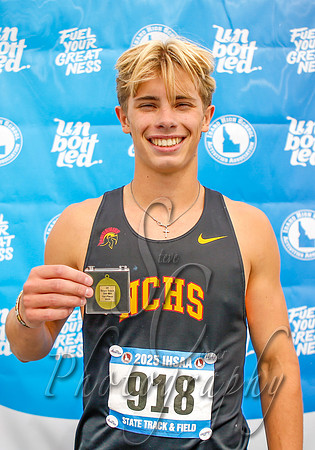 3A Boys 300 M Hurdles Champion - Ian Johnson - Nampa Chrisitan