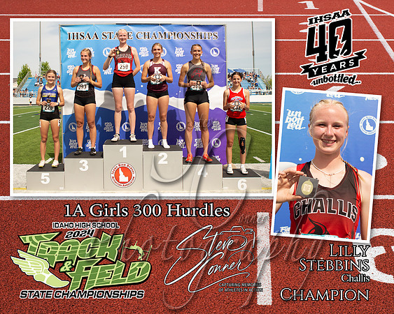 1A Girls 300 MH Lilly Stebbins