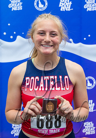 4A Girls Long Jump Champion - Hallie Pearson - Pocatello