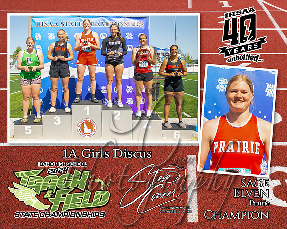 1A Girls Discus - Champion - Sage Elven