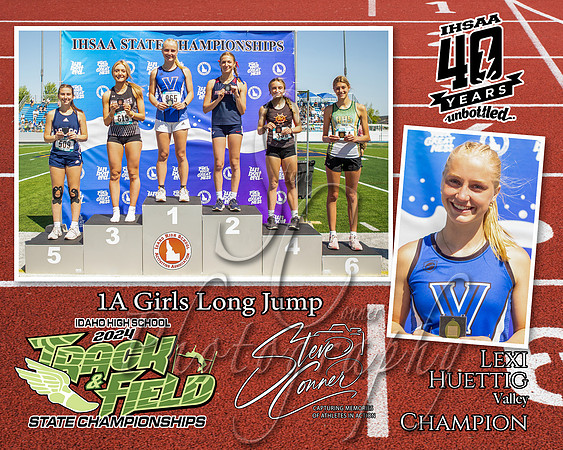 1A Girls Long Jump Lexi Huettig