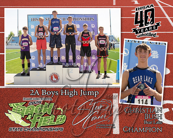 2A Boys High Jump Christian Bush