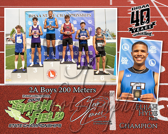 2A Boys 200 M Elijah Hyde