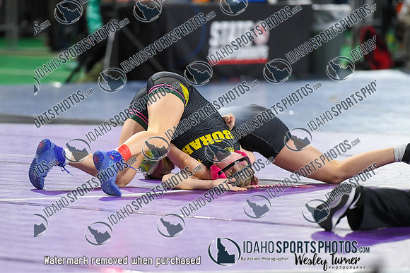 006 State Wrestling friday morning Girls 1 -10