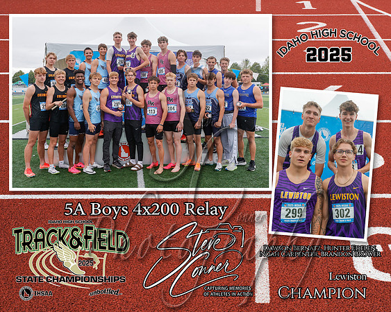 5A Boys 4x200 Relay - Lewiston