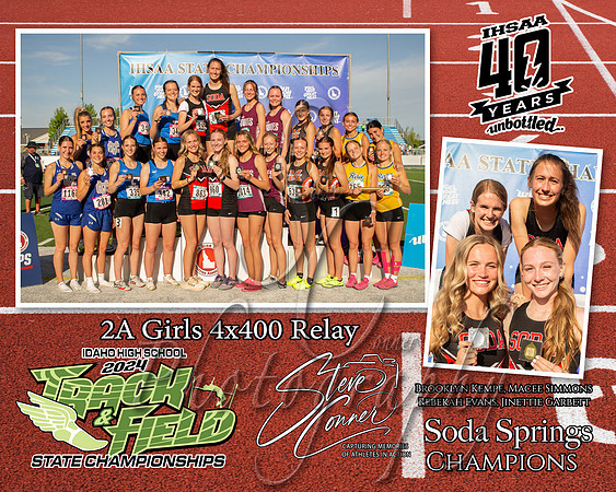 2A Girls 4x400 Relay - Soda Spriings
