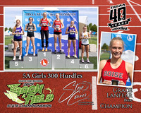 5A Girls 300 Hurdles - Grace Lanfear