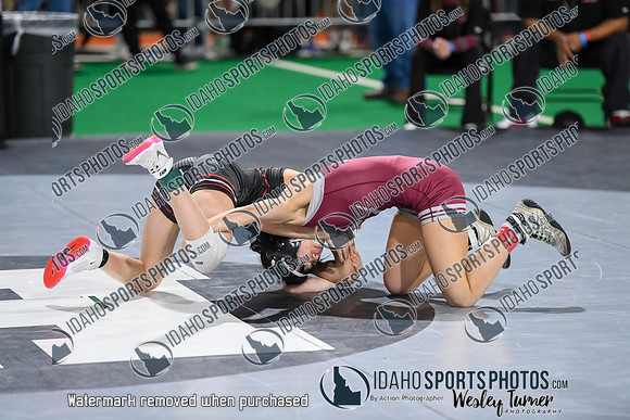 006 State Wrestling friday morning Girls 1 -4