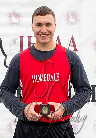 3A Boys Discus Champion Thomas Symms Homedale