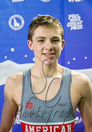 3A State Wrestling 132lb Champion - Grayson Williams - American Falls