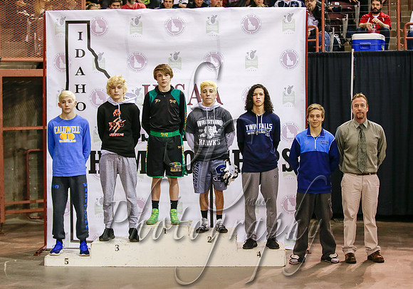 4A 106 lb Awards Podium