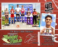 3A Boys 400 M Matthew Daniels