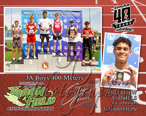 3A Boys 400 M Matthew Daniels