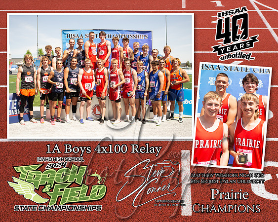 1A Boys 4x100 Relay - Prairie